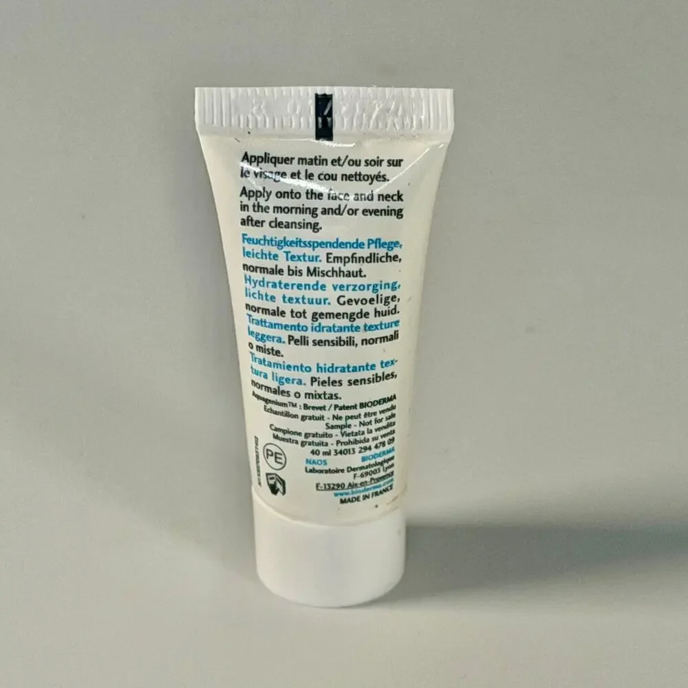 Bioderma Hydrabio Gel Cream Light Moisturizing Moisturizer Travel .17 fl oz 5ml